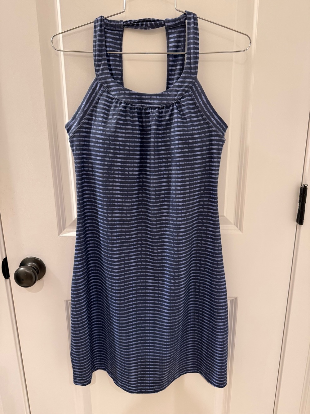 PrAna Cantina Dress - athletic grey blue wicker - new with tags